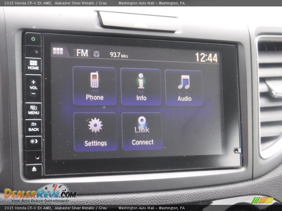 2015 Honda CR-V EX AWD Alabaster Silver Metallic / Gray Photo #21