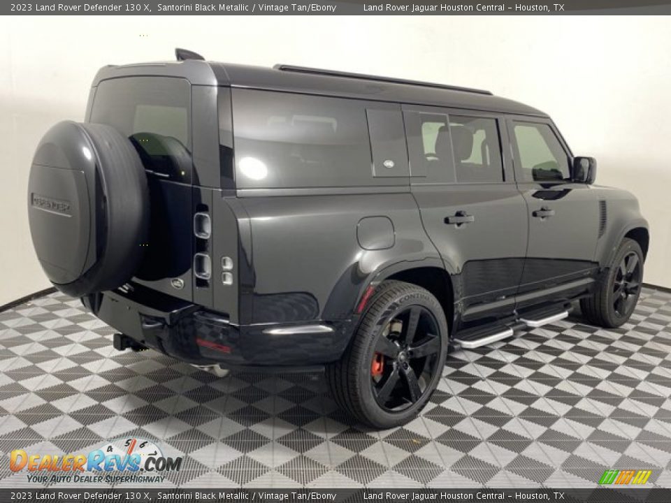 2023 Land Rover Defender 130 X Santorini Black Metallic / Vintage Tan/Ebony Photo #2