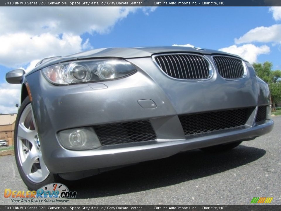 2010 BMW 3 Series 328i Convertible Space Gray Metallic / Gray Dakota Leather Photo #2