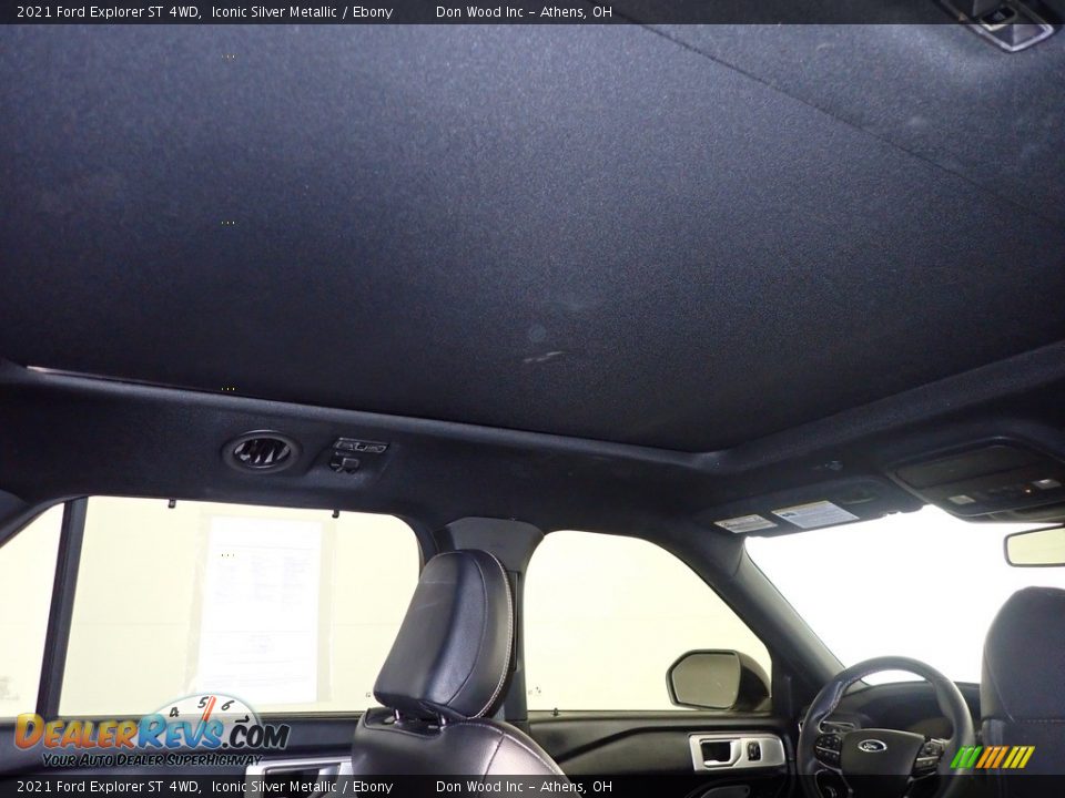 2021 Ford Explorer ST 4WD Iconic Silver Metallic / Ebony Photo #2