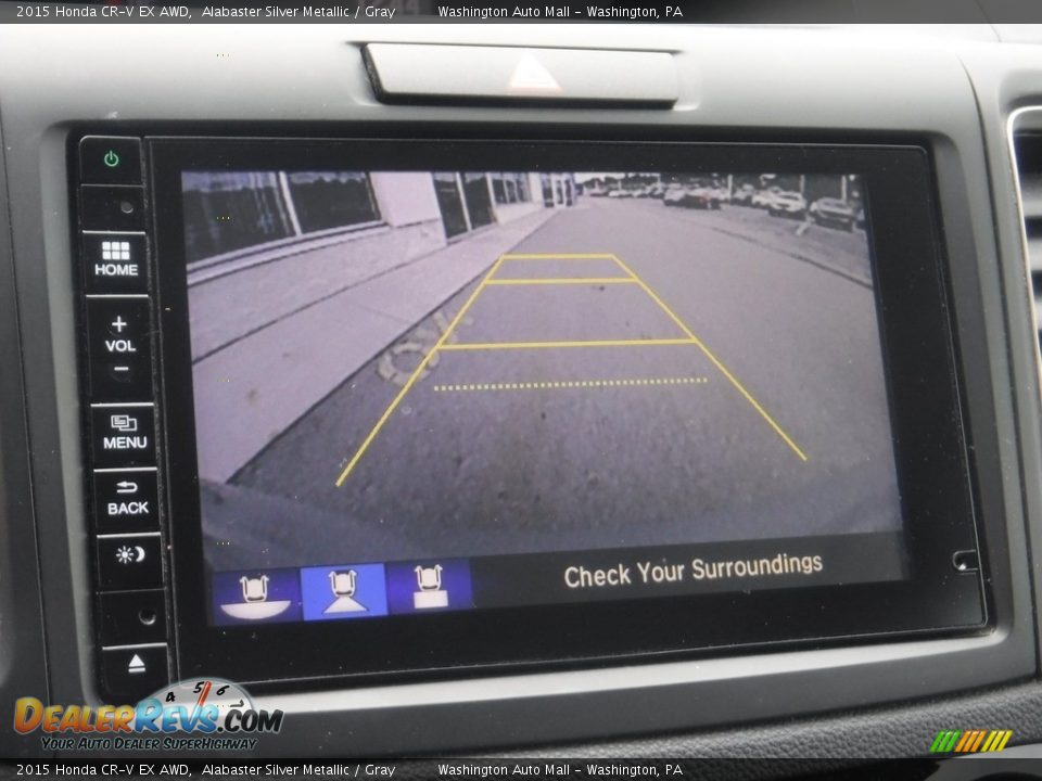 2015 Honda CR-V EX AWD Alabaster Silver Metallic / Gray Photo #22