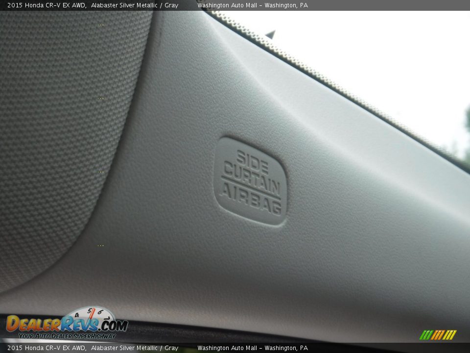 2015 Honda CR-V EX AWD Alabaster Silver Metallic / Gray Photo #23