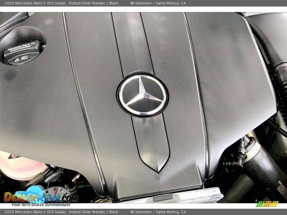 2020 Mercedes-Benz S 450 Sedan Iridium Silver Metallic / Black Photo #32