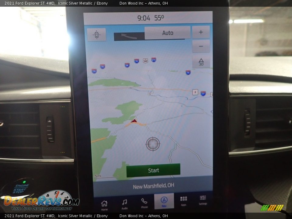 2021 Ford Explorer ST 4WD Iconic Silver Metallic / Ebony Photo #3