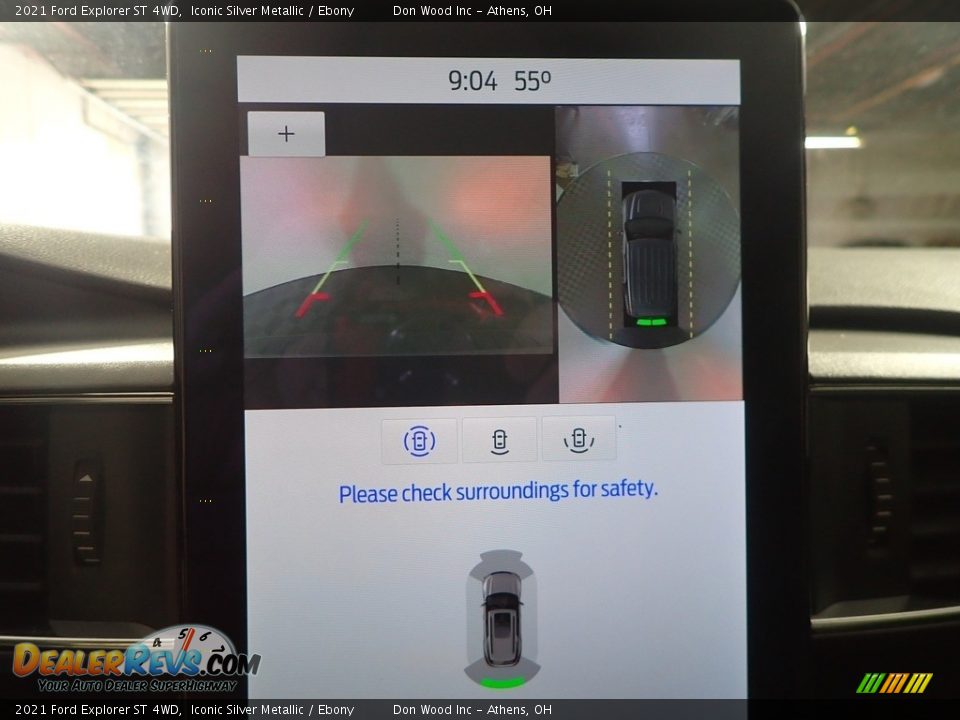 2021 Ford Explorer ST 4WD Iconic Silver Metallic / Ebony Photo #4