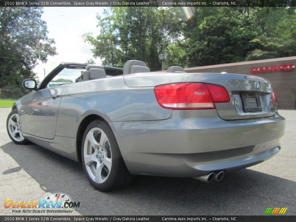 2010 BMW 3 Series 328i Convertible Space Gray Metallic / Gray Dakota Leather Photo #6