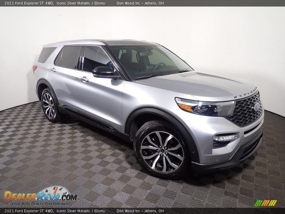 2021 Ford Explorer ST 4WD Iconic Silver Metallic / Ebony Photo #5