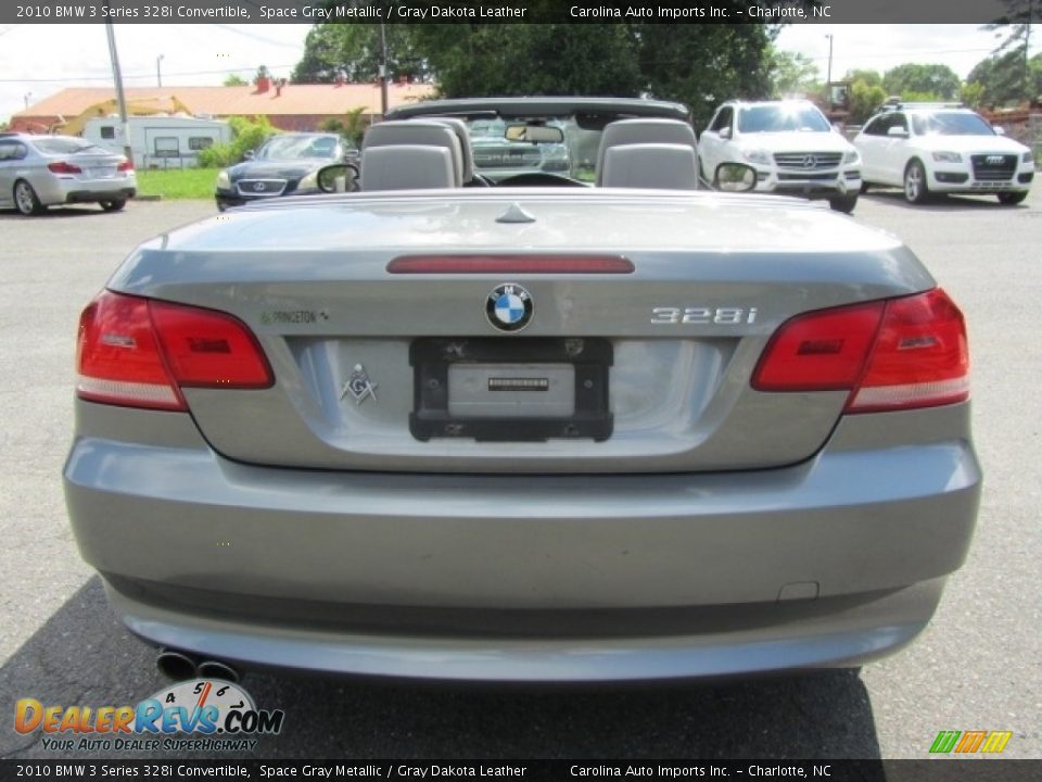 2010 BMW 3 Series 328i Convertible Space Gray Metallic / Gray Dakota Leather Photo #9