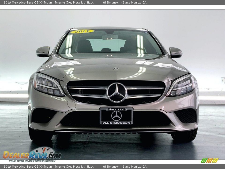 2019 Mercedes-Benz C 300 Sedan Selenite Grey Metallic / Black Photo #2