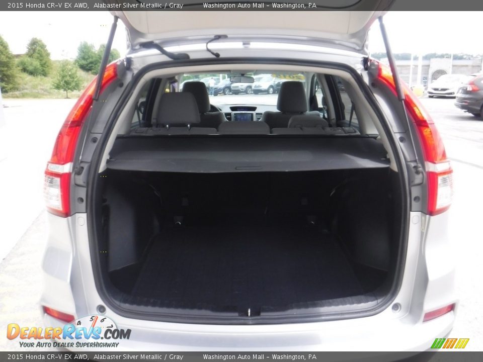 2015 Honda CR-V EX AWD Alabaster Silver Metallic / Gray Photo #28