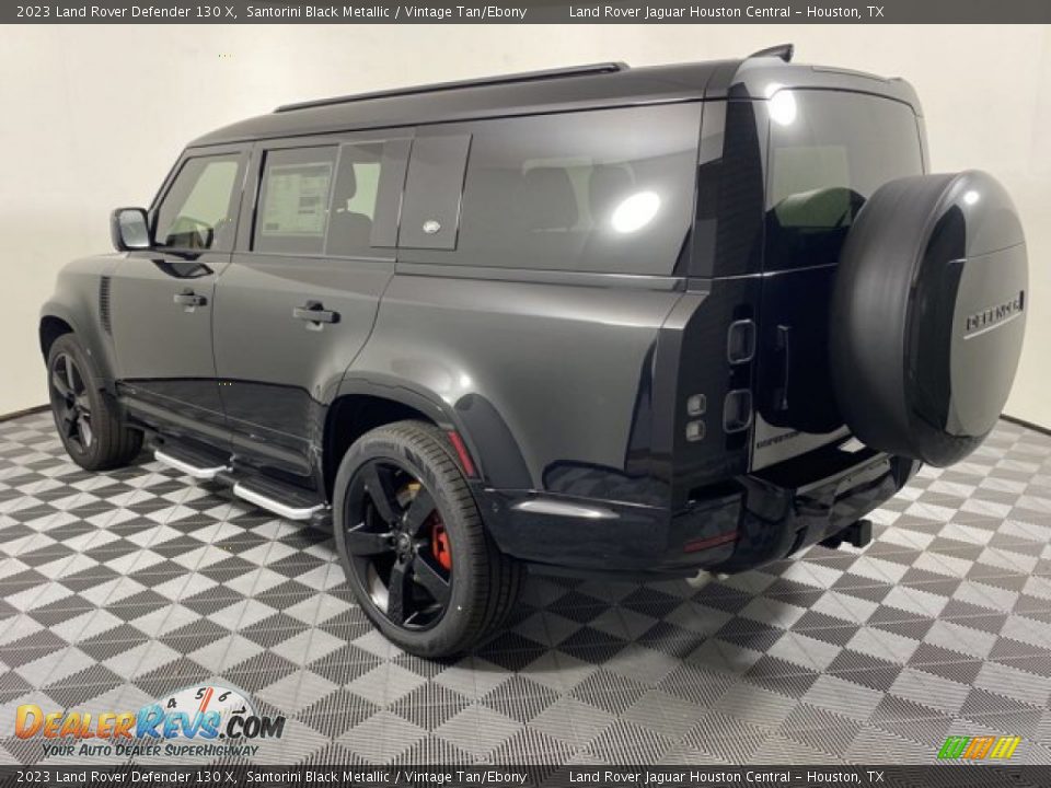 2023 Land Rover Defender 130 X Santorini Black Metallic / Vintage Tan/Ebony Photo #10