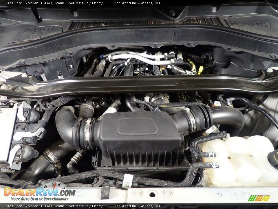 2021 Ford Explorer ST 4WD Iconic Silver Metallic / Ebony Photo #8
