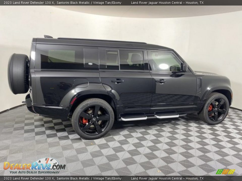 2023 Land Rover Defender 130 X Santorini Black Metallic / Vintage Tan/Ebony Photo #11