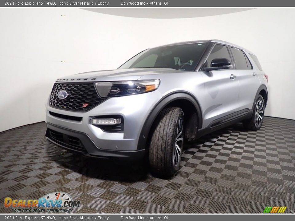 2021 Ford Explorer ST 4WD Iconic Silver Metallic / Ebony Photo #9