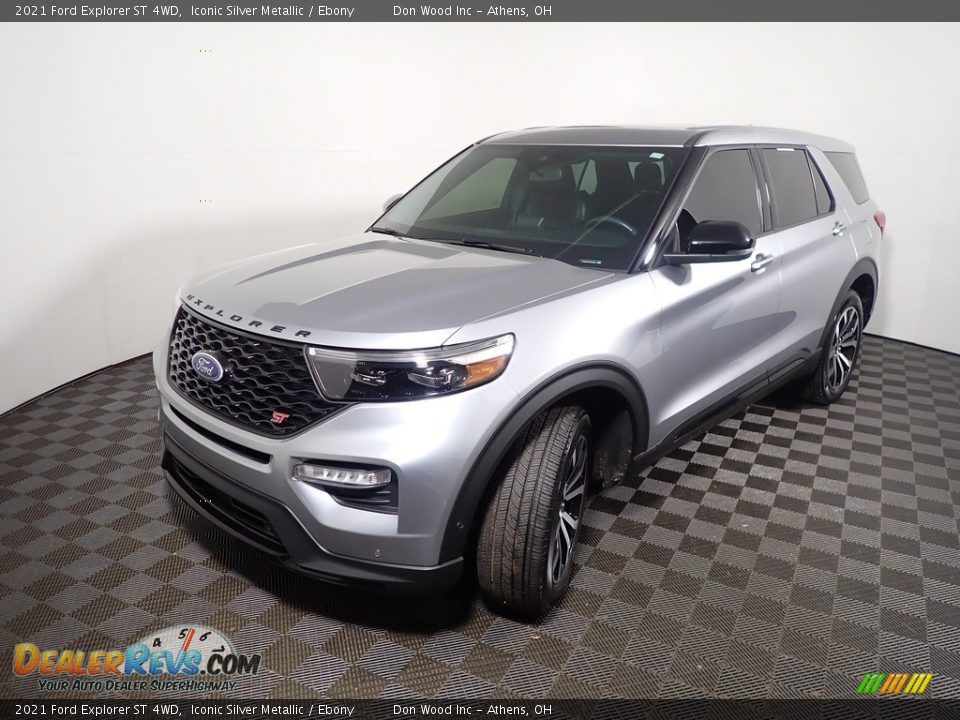 2021 Ford Explorer ST 4WD Iconic Silver Metallic / Ebony Photo #10
