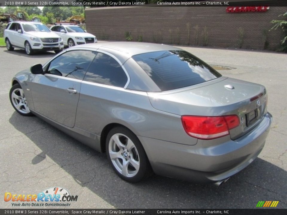 2010 BMW 3 Series 328i Convertible Space Gray Metallic / Gray Dakota Leather Photo #14