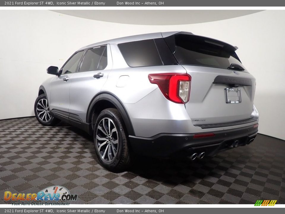 2021 Ford Explorer ST 4WD Iconic Silver Metallic / Ebony Photo #11