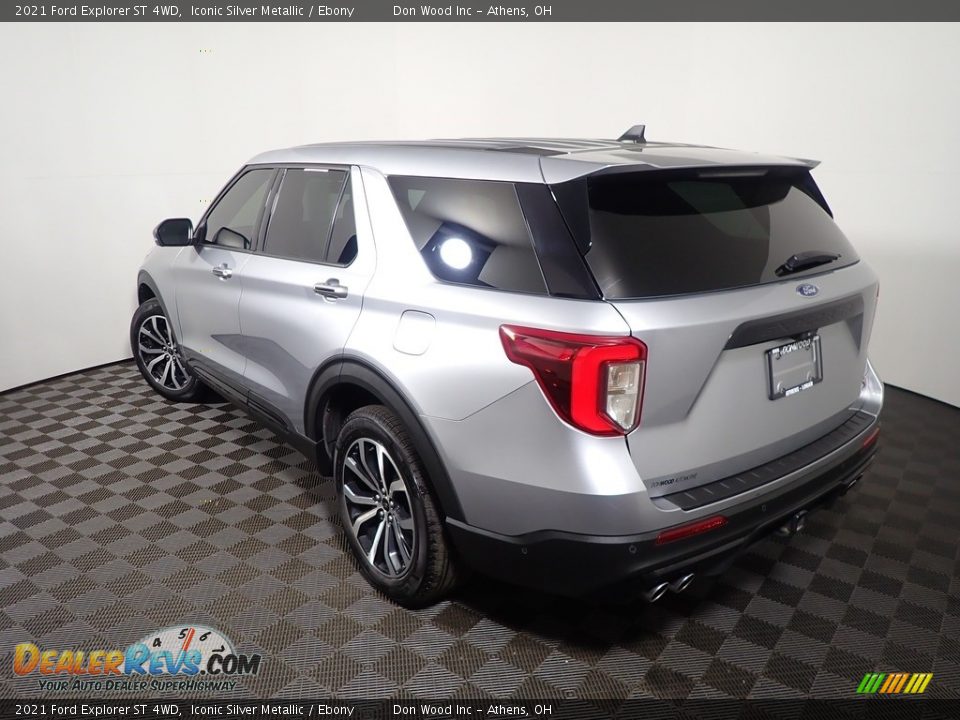 2021 Ford Explorer ST 4WD Iconic Silver Metallic / Ebony Photo #12