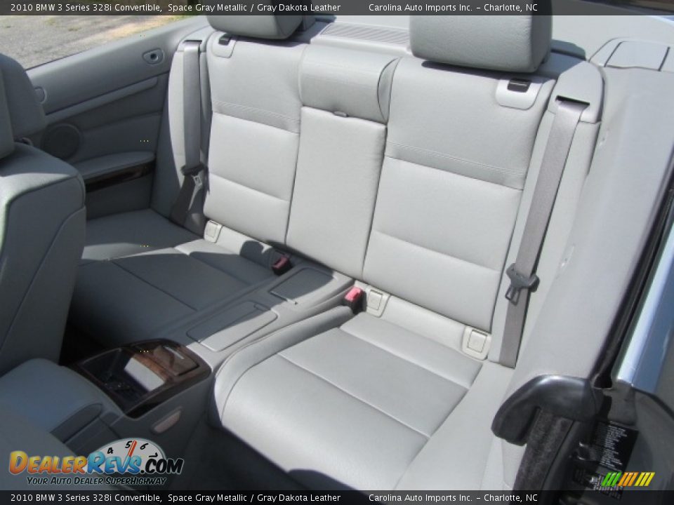 Rear Seat of 2010 BMW 3 Series 328i Convertible Photo #22