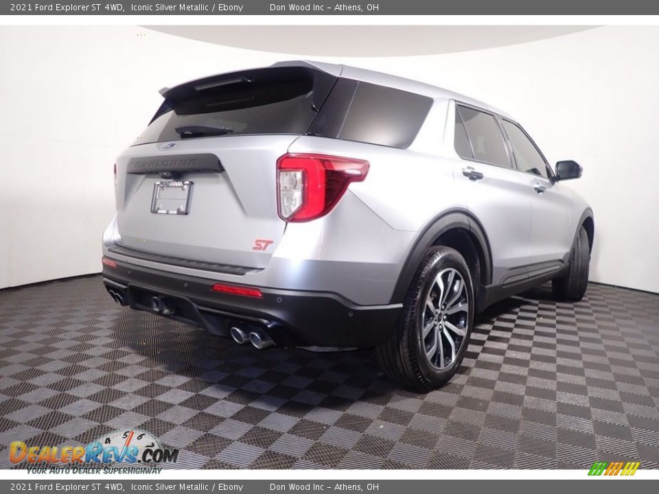 2021 Ford Explorer ST 4WD Iconic Silver Metallic / Ebony Photo #17