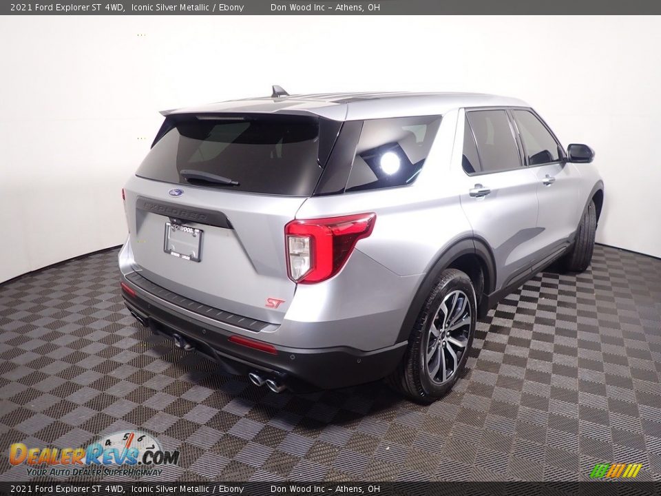 2021 Ford Explorer ST 4WD Iconic Silver Metallic / Ebony Photo #18