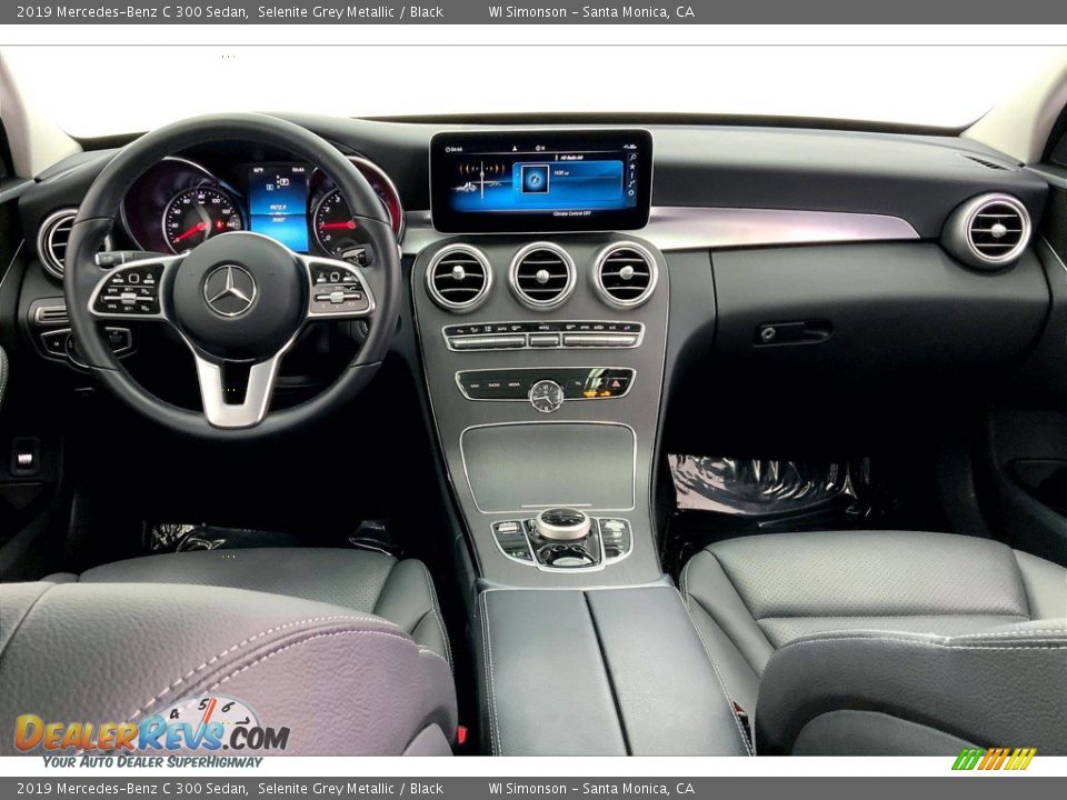 2019 Mercedes-Benz C 300 Sedan Selenite Grey Metallic / Black Photo #15