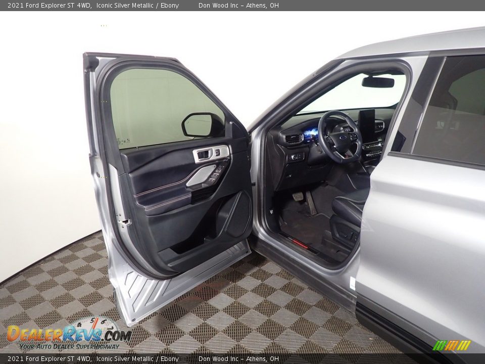 2021 Ford Explorer ST 4WD Iconic Silver Metallic / Ebony Photo #20