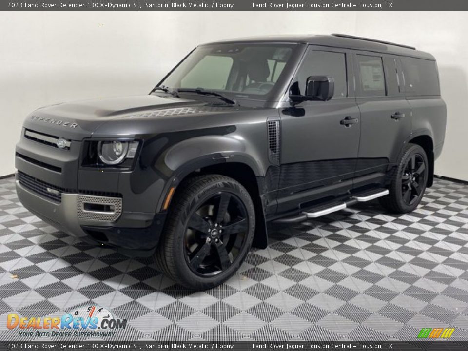 2023 Land Rover Defender 130 X-Dynamic SE Santorini Black Metallic / Ebony Photo #1