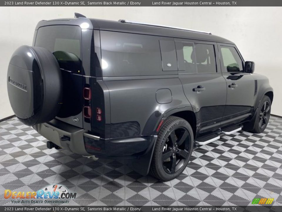 2023 Land Rover Defender 130 X-Dynamic SE Santorini Black Metallic / Ebony Photo #2