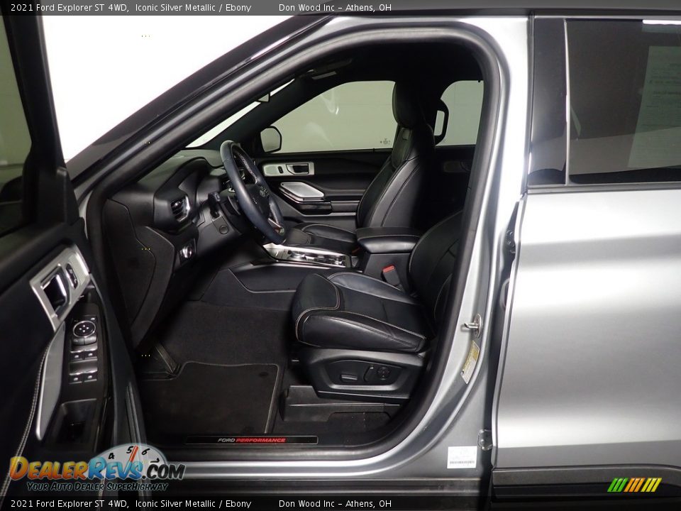 2021 Ford Explorer ST 4WD Iconic Silver Metallic / Ebony Photo #22
