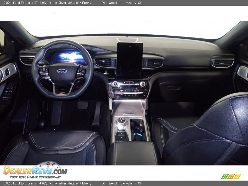 2021 Ford Explorer ST 4WD Iconic Silver Metallic / Ebony Photo #24