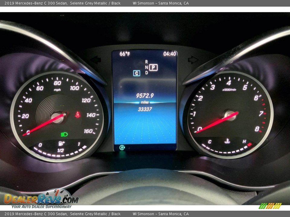 2019 Mercedes-Benz C 300 Sedan Selenite Grey Metallic / Black Photo #23