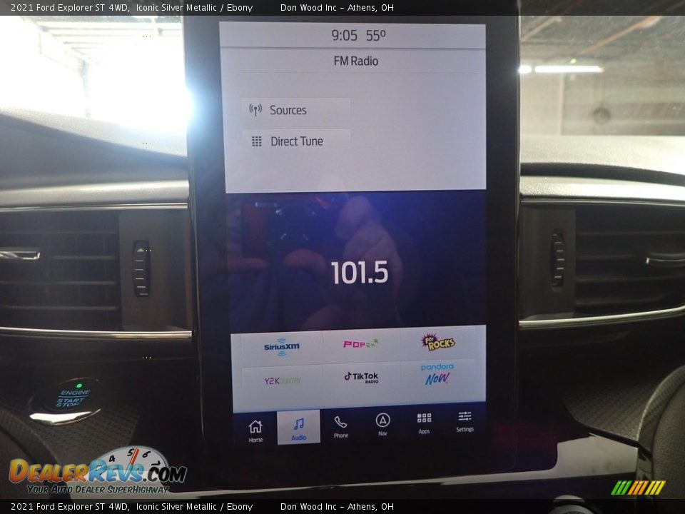 2021 Ford Explorer ST 4WD Iconic Silver Metallic / Ebony Photo #26