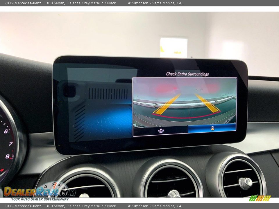 2019 Mercedes-Benz C 300 Sedan Selenite Grey Metallic / Black Photo #24