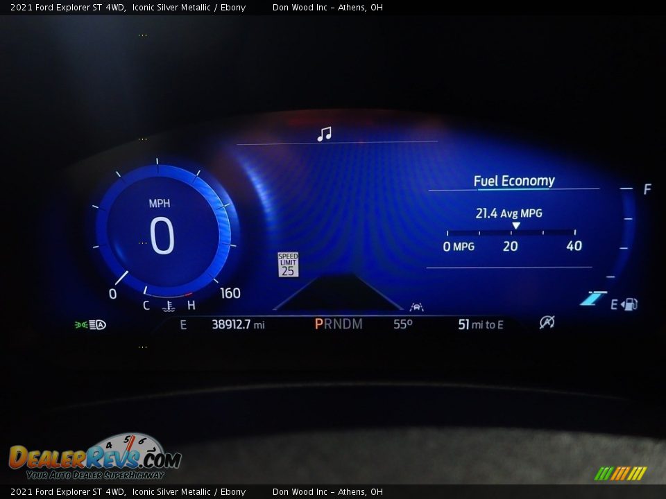 2021 Ford Explorer ST 4WD Iconic Silver Metallic / Ebony Photo #28