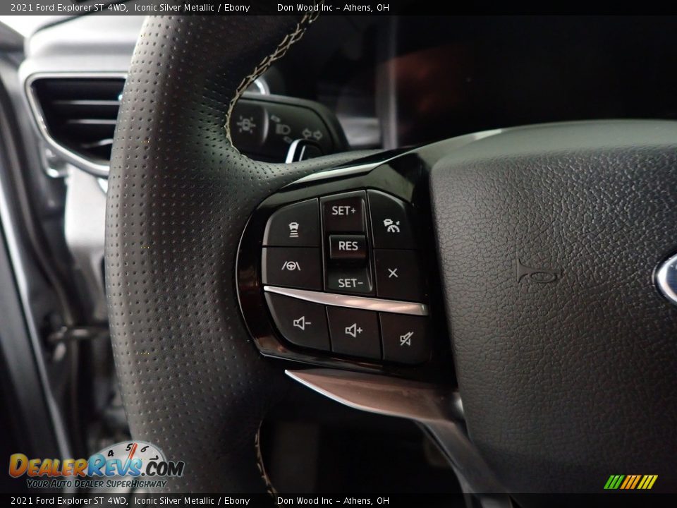 2021 Ford Explorer ST 4WD Iconic Silver Metallic / Ebony Photo #29