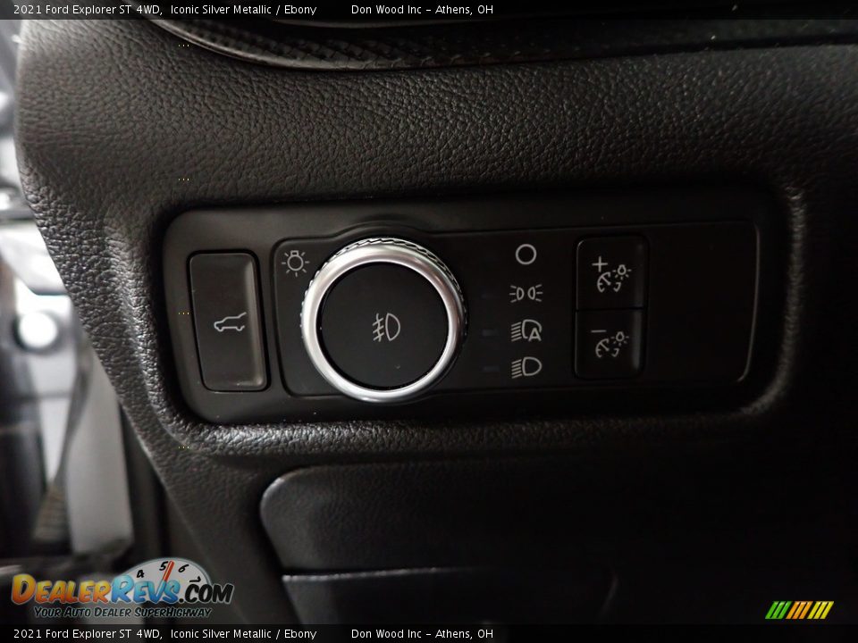2021 Ford Explorer ST 4WD Iconic Silver Metallic / Ebony Photo #31