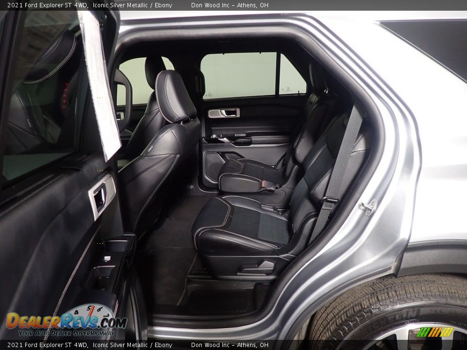 2021 Ford Explorer ST 4WD Iconic Silver Metallic / Ebony Photo #35