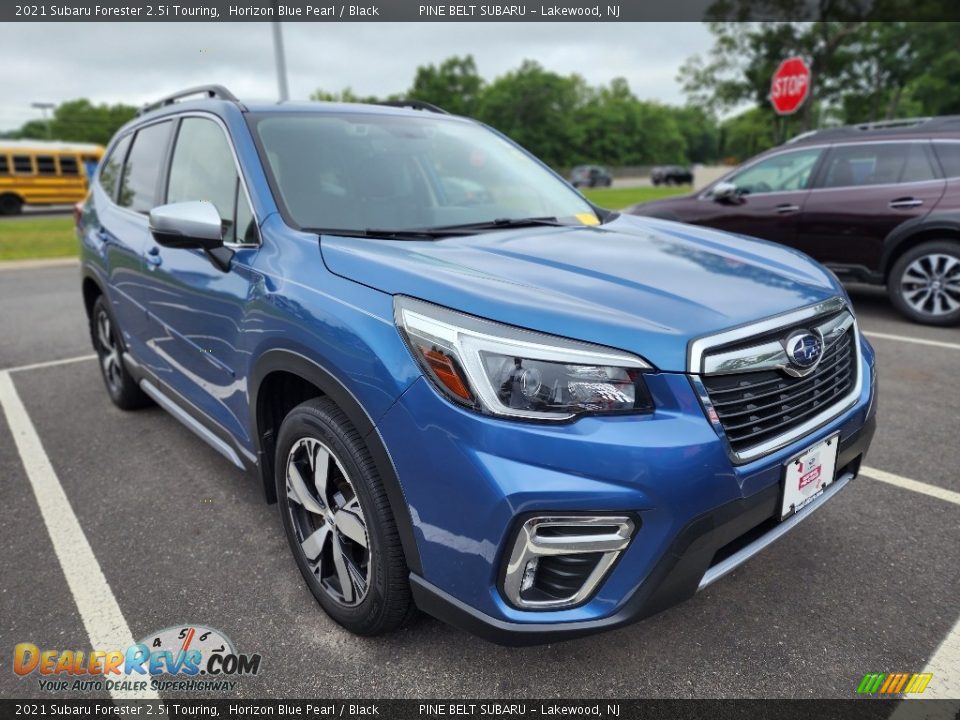 2021 Subaru Forester 2.5i Touring Horizon Blue Pearl / Black Photo #2