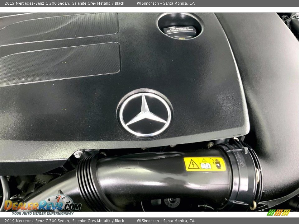 2019 Mercedes-Benz C 300 Sedan Selenite Grey Metallic / Black Photo #32