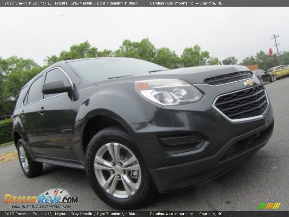 2017 Chevrolet Equinox LS Nightfall Gray Metallic / Light Titanium/Jet Black Photo #1