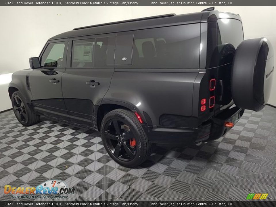 2023 Land Rover Defender 130 X Santorini Black Metallic / Vintage Tan/Ebony Photo #10