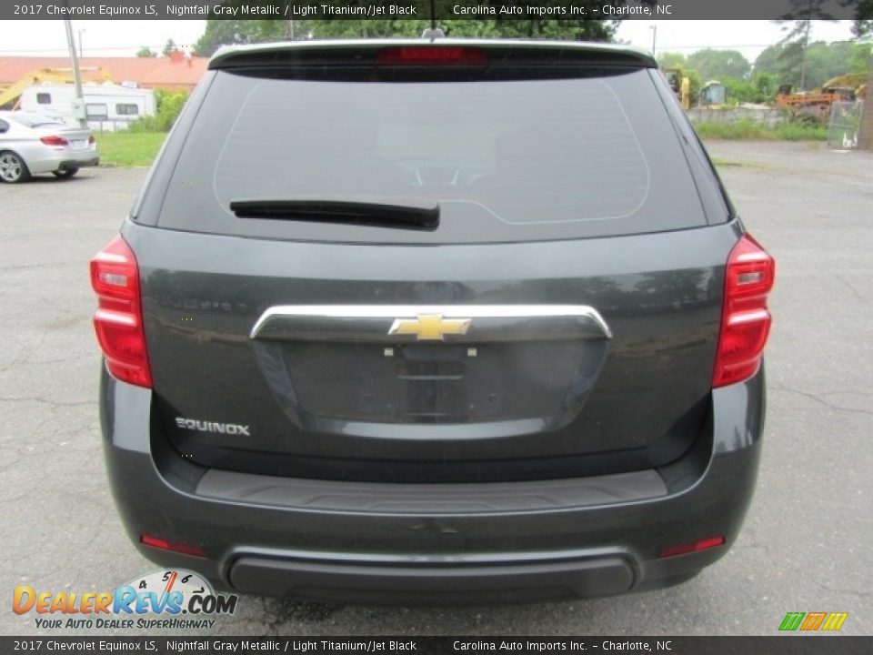 2017 Chevrolet Equinox LS Nightfall Gray Metallic / Light Titanium/Jet Black Photo #9