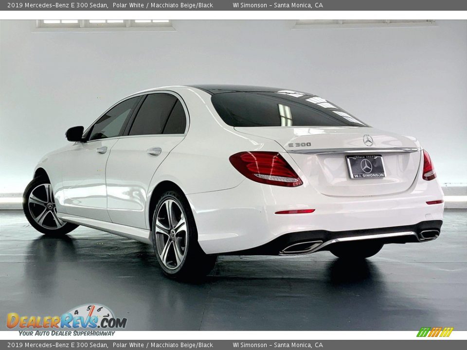 2019 Mercedes-Benz E 300 Sedan Polar White / Macchiato Beige/Black Photo #10