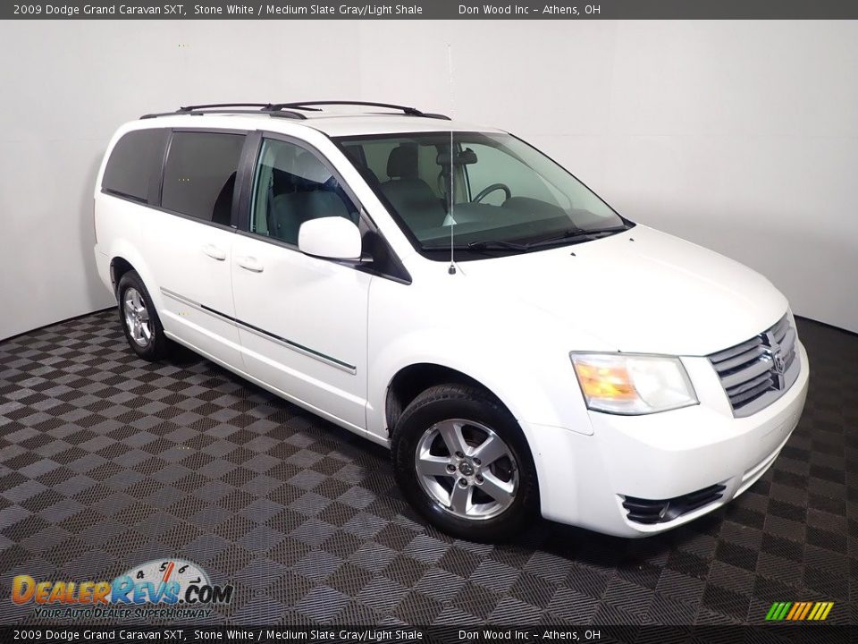 2009 Dodge Grand Caravan SXT Stone White / Medium Slate Gray/Light Shale Photo #8