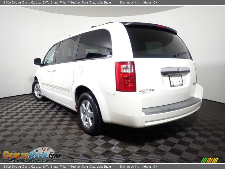 2009 Dodge Grand Caravan SXT Stone White / Medium Slate Gray/Light Shale Photo #14