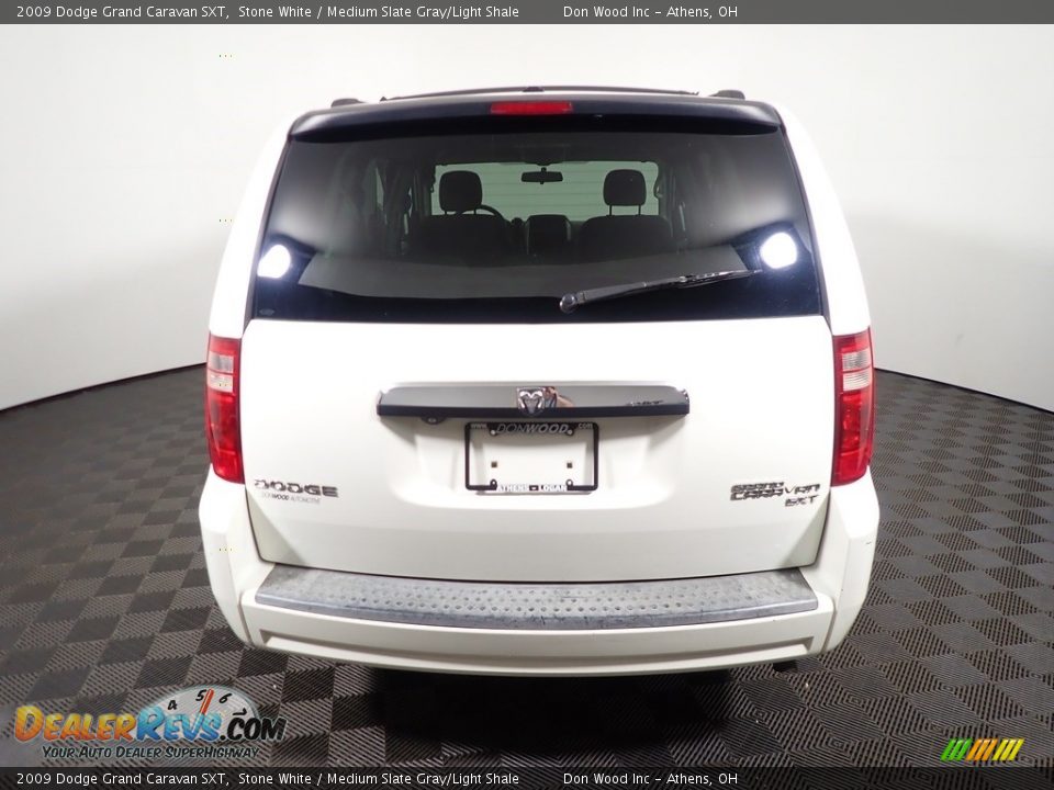 2009 Dodge Grand Caravan SXT Stone White / Medium Slate Gray/Light Shale Photo #16