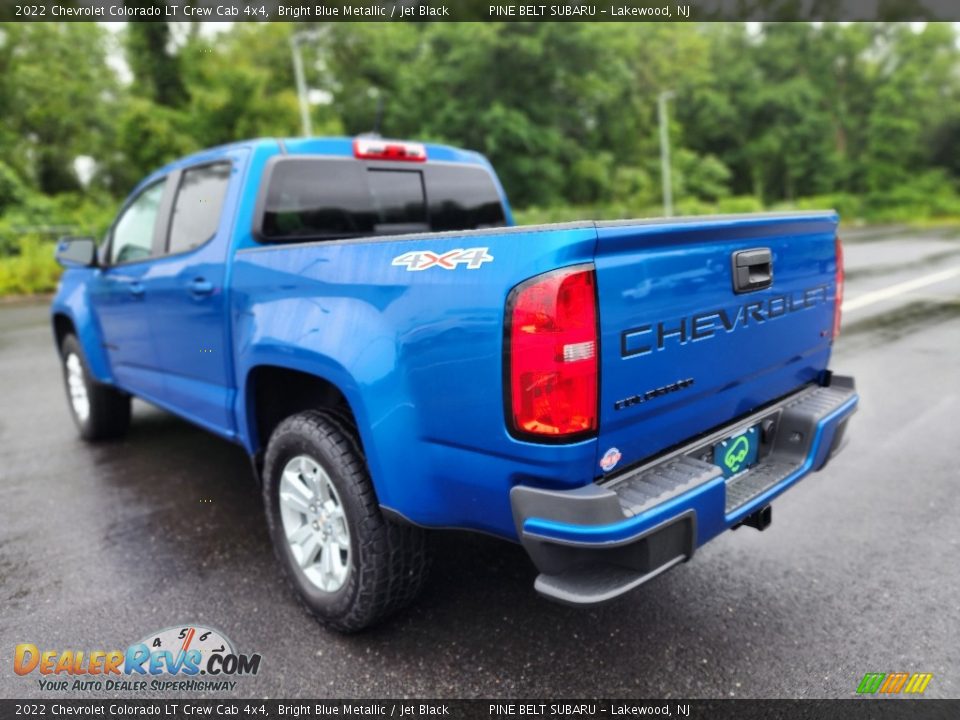 2022 Chevrolet Colorado LT Crew Cab 4x4 Bright Blue Metallic / Jet Black Photo #17