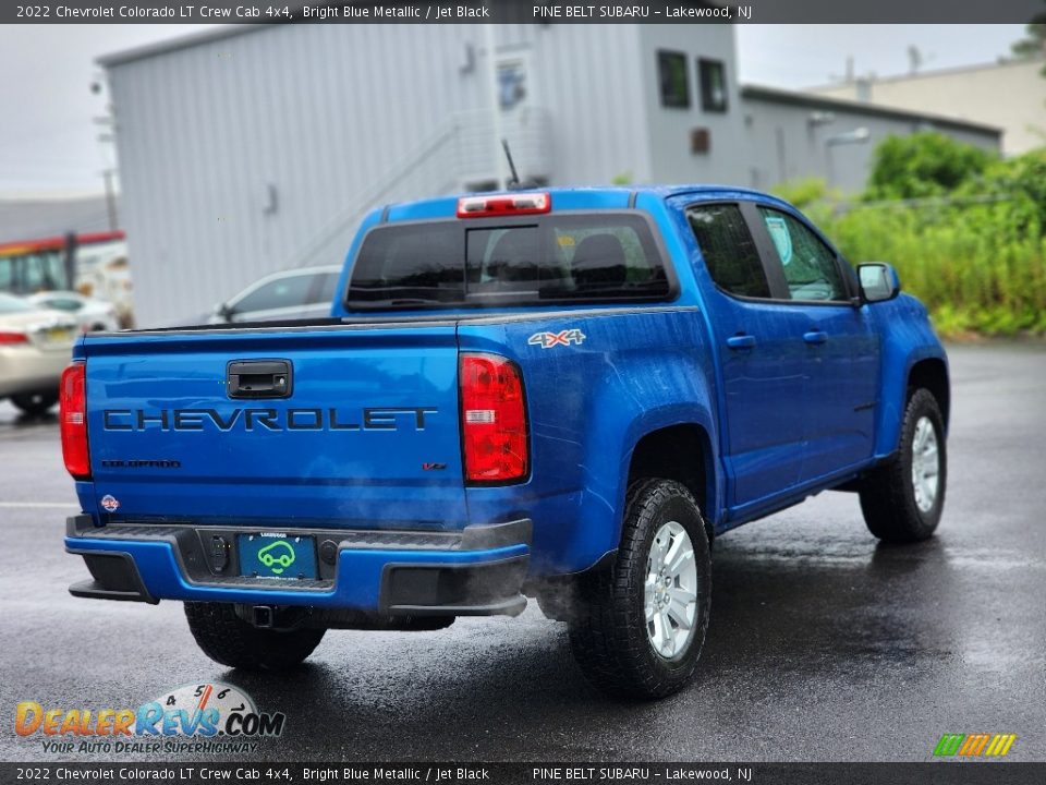 2022 Chevrolet Colorado LT Crew Cab 4x4 Bright Blue Metallic / Jet Black Photo #19