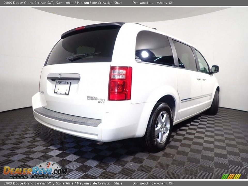 2009 Dodge Grand Caravan SXT Stone White / Medium Slate Gray/Light Shale Photo #20